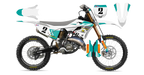 Kit déco Yamaha YZ LAB2 WHITE - Motocross & Enduro personnalisable