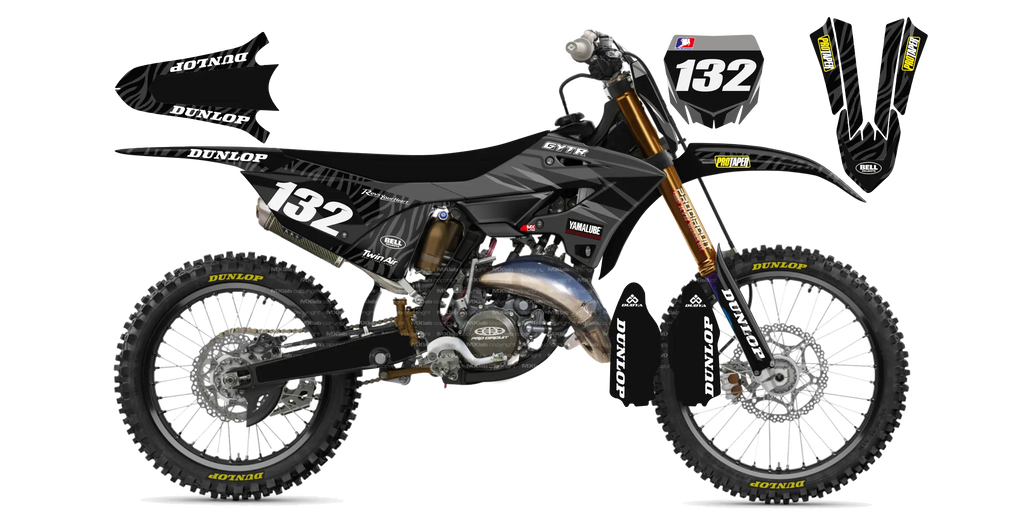 Kit déco Yamaha YZ LAB3 ZEBRA - Motocross & Enduro personnalisable