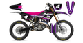 Kit déco Yamaha YZ LAB4 PINK - Motocross & Enduro personnalisable