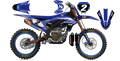 Kit déco Yamaha YZF LAB2 - Motocross & Enduro personnalisable