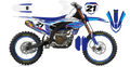 Kit déco Yamaha YZF LAB3 BLUE - Motocross & Enduro personnalisable