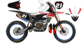 Kit déco Yamaha YZF LAB4 RED - Motocross & Enduro personnalisable