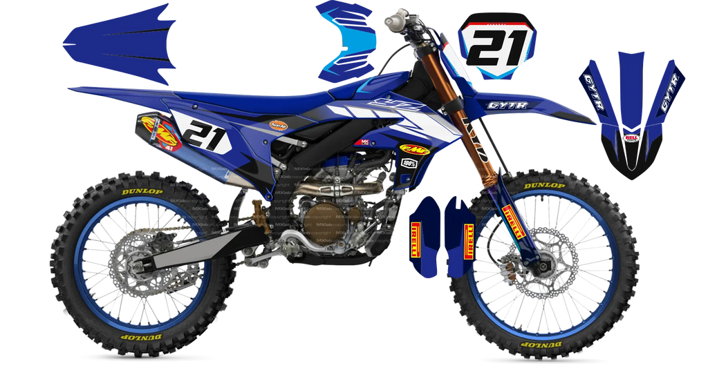 Kit déco Yamaha YZF LAB4 - Motocross & Enduro personnalisable
