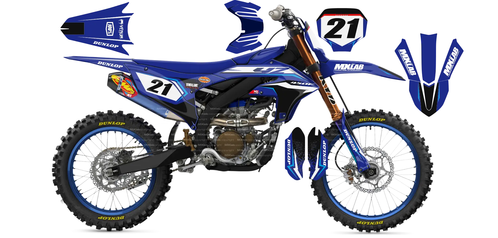 Kit déco Yamaha YZF - LAB5