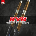 Kit déco fourche KYB - 43mm T7 (Ténéré 700) style Usine Kayaba