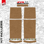 Kit déco fourche KYB - 43mm T7 (Ténéré 700) style Usine