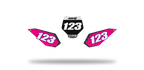 Fonds de plaque Stark VARG LAB1 PINK - Motocross & Enduro personnalisable