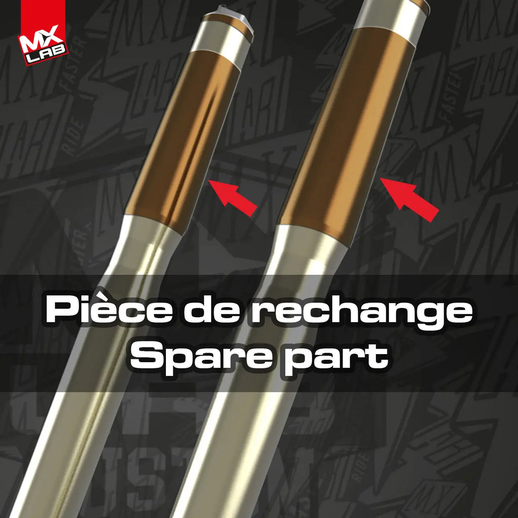 Pièce de rechange entre les tés de fourche - style Usine Showa Kayaba WP