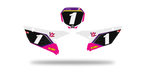 Yamaha YZF Number Boards – LAB1 PINK