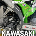 Protection grip kit déco Kawasaki KXF pour moto motocross
