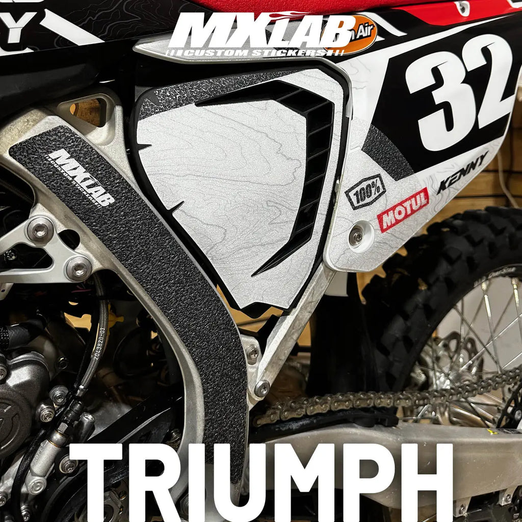 Protection de cadre grip Triumph TF pour moto motocross