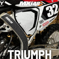 Protection de cadre grip Triumph TF pour moto motocross