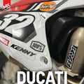 Protection grip kit déco Ducati Desmo pour moto motocross