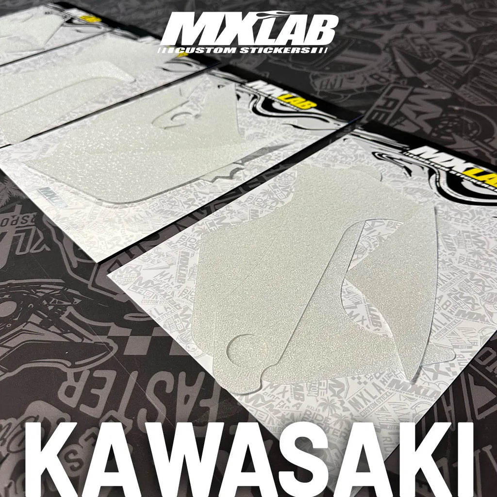 Kit de protections grip pour plastiques Kawasaki KX