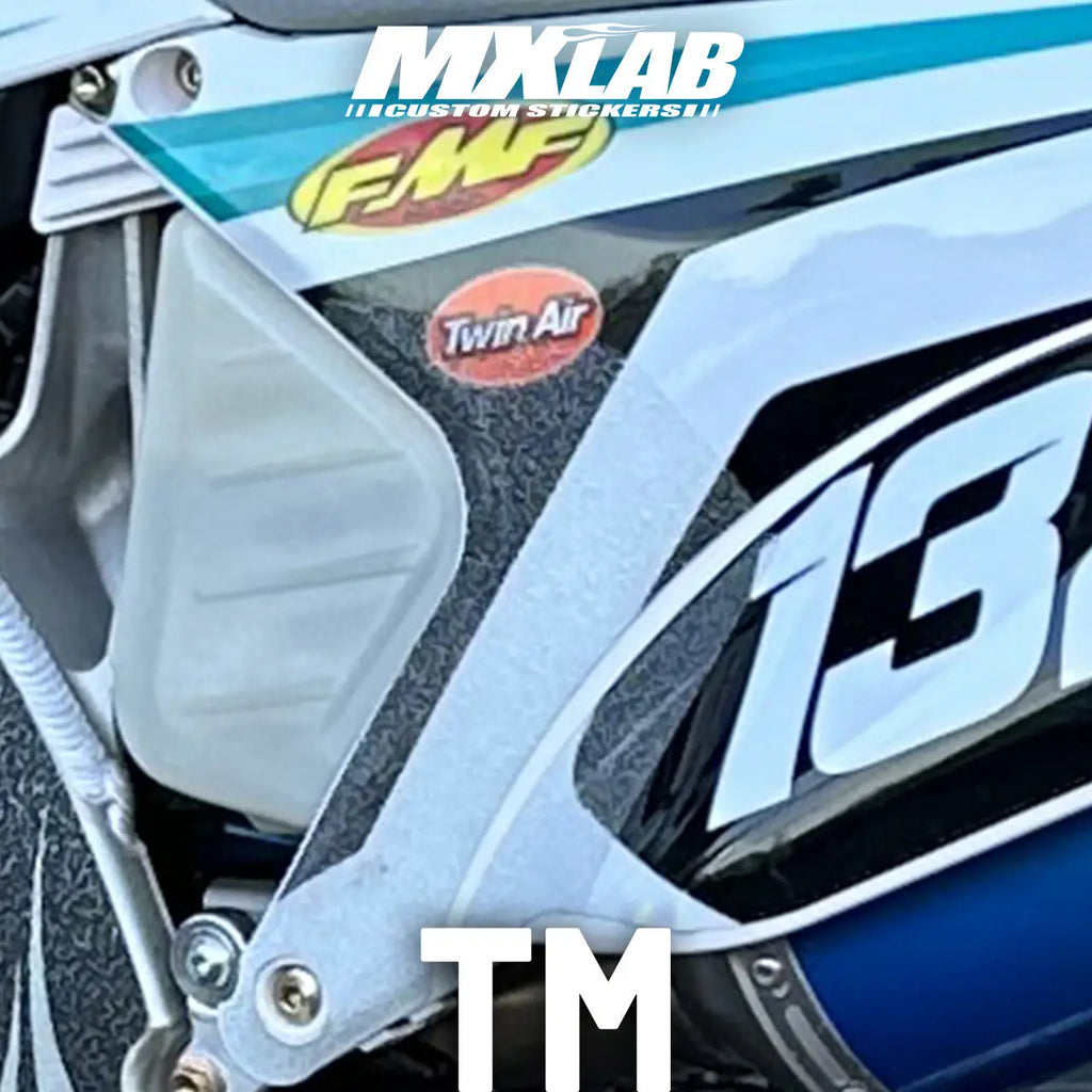 Protection grip kit déco TM pour moto motocross