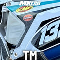 Protection grip kit déco TM pour moto motocross