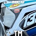 Protection grip kit déco TM pour moto motocross