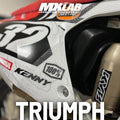 Protection grip kit déco Triumph TF pour moto motocross