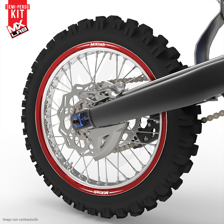 Universal 19 inch full rear rim graphic kit