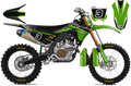 Kit déco Kawasaki LAB3 BLACK - Motocross & Enduro personnalisable