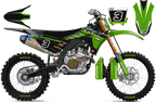 Kit déco Kawasaki LAB3 BLACK - Motocross & Enduro personnalisable