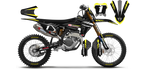 Kit déco Triumph LAB1 BLACK - Motocross & Enduro personnalisable