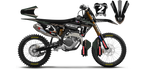Kit déco Triumph LAB2 BLACK - Motocross & Enduro personnalisable