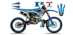 Kit déco TM LAB1 BLUE - Motocross & Enduro personnalisable