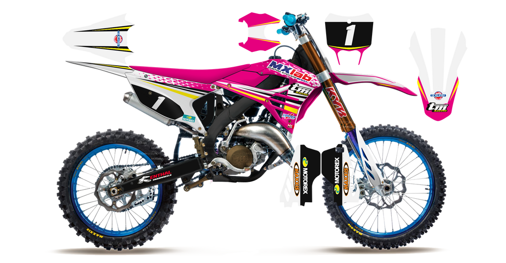Kit déco TM LAB1 PINK - Motocross & Enduro personnalisable