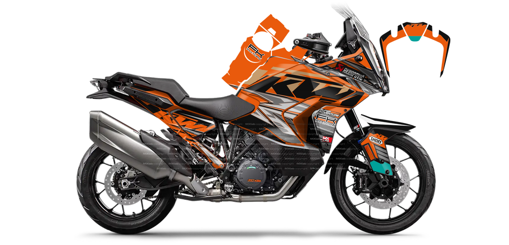 Kit déco KTM 1290 Super Adventure LAB2 - Trail personnalisable