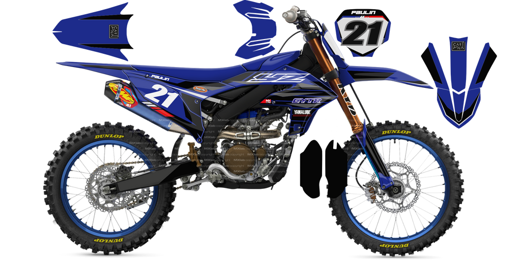 Kit déco Yamaha YZF LAB3 - Motocross & Enduro personnalisable