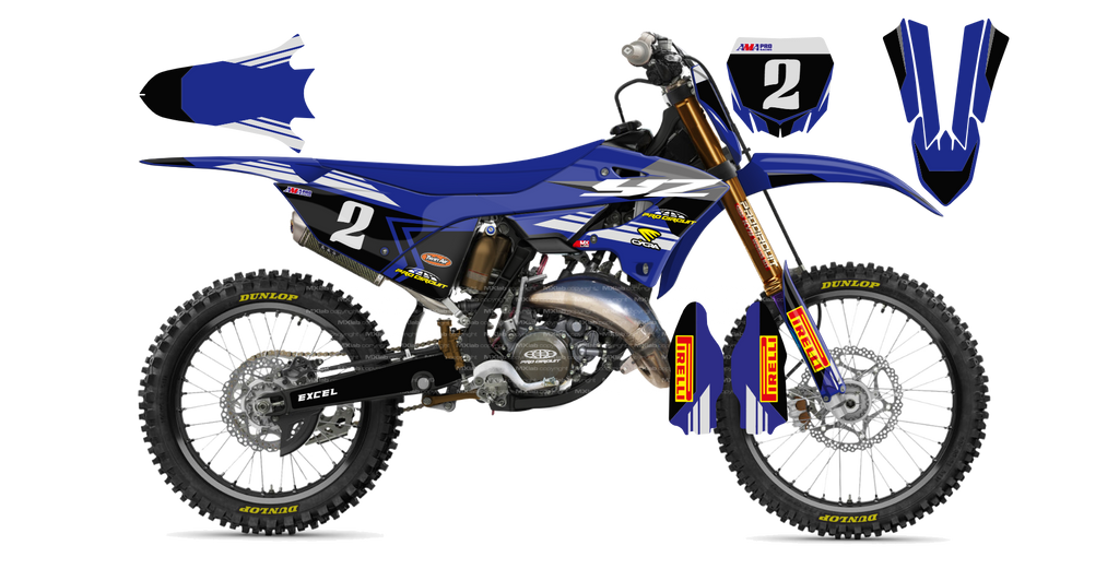 Kit déco Yamaha YZ LAB2 - Motocross & Enduro personnalisable
