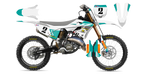 Kit déco Yamaha YZ LAB2 WHITE - Motocross & Enduro personnalisable