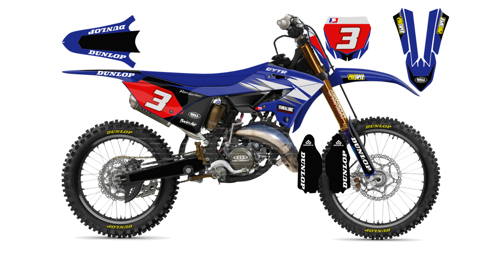 Kit déco Yamaha YZ LAB3 - Motocross & Enduro personnalisable