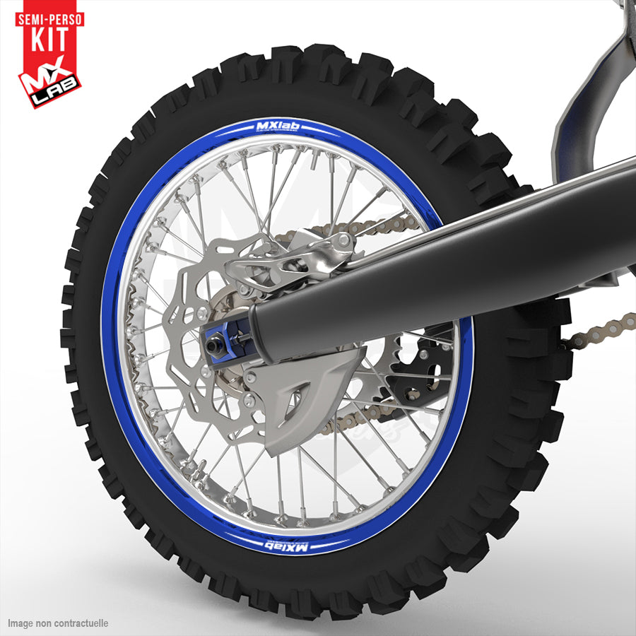 Universal 19 inch full rear rim graphic kit