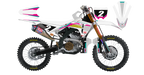 Kit déco Honda LAB2 WHITE - Motocross & Enduro personnalisable