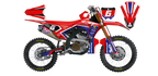 Kit déco Honda LAB3 - Motocross & Enduro personnalisable