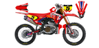 Kit déco Honda LAB5 - Motocross & Enduro personnalisable
