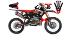 Kit déco Honda LAB5 BLACK - Motocross & Enduro personnalisable
