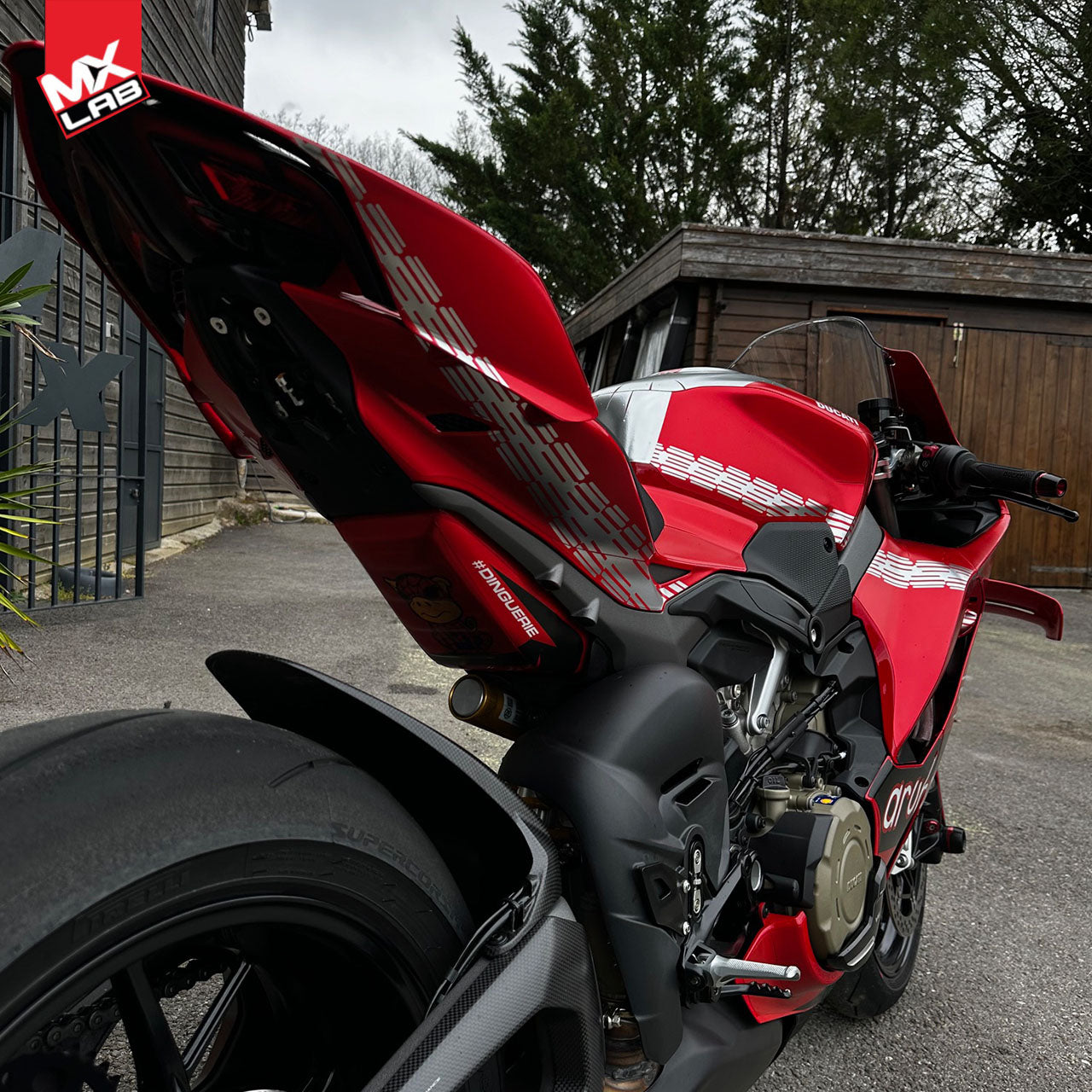 Kit déco Ducati Superbike Panigale V4 - LAB1 RED