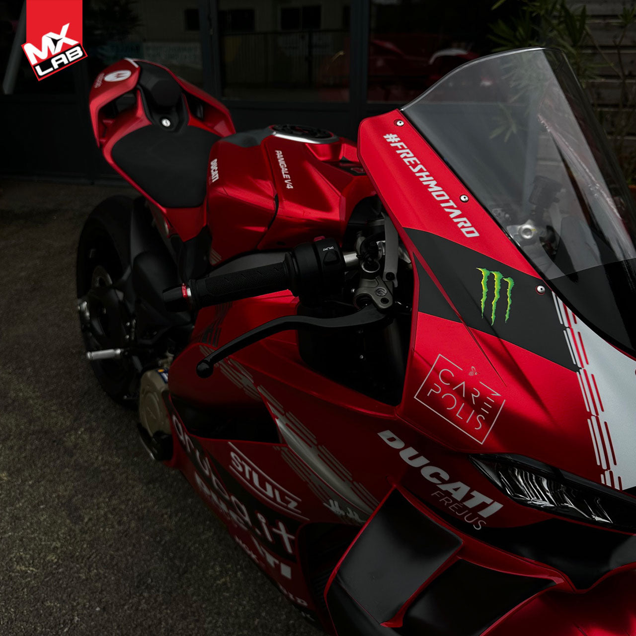 Kit déco Ducati Superbike Panigale V4 - LAB1 RED