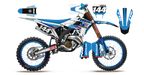 Kit déco TM LAB4 WHITE - Motocross & Enduro personnalisable