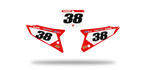 Fonds de plaque Honda CR CRF LAB1 - Motocross & Enduro personnalisable
