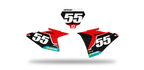 Fonds de plaque GasGas LAB1 - Motocross & Enduro personnalisable