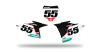 Fonds de plaque GasGas LAB1 BLACK - Motocross & Enduro personnalisable