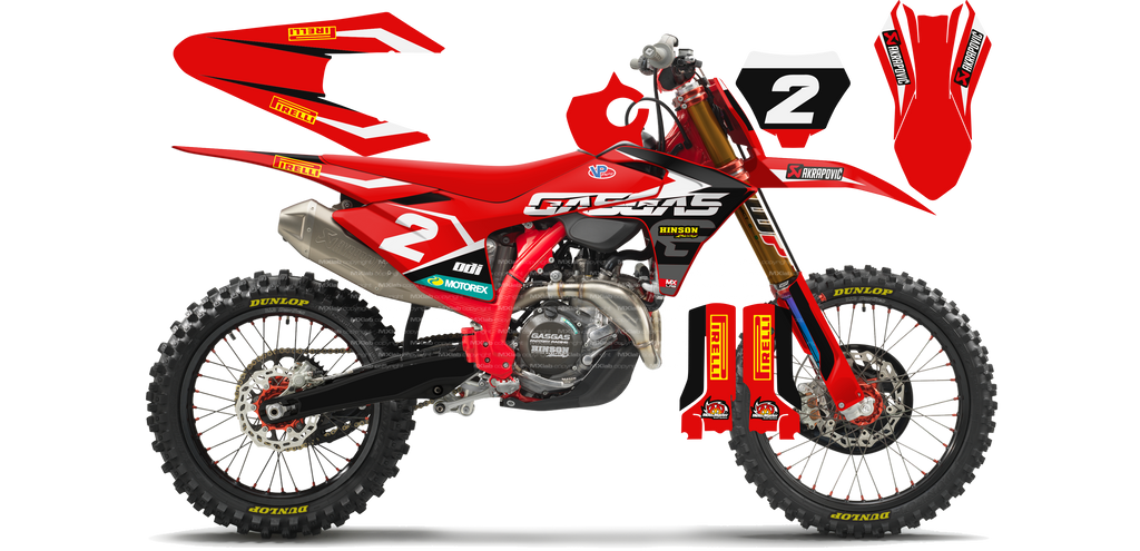 Kit déco GasGas LAB2 - Motocross & Enduro personnalisable