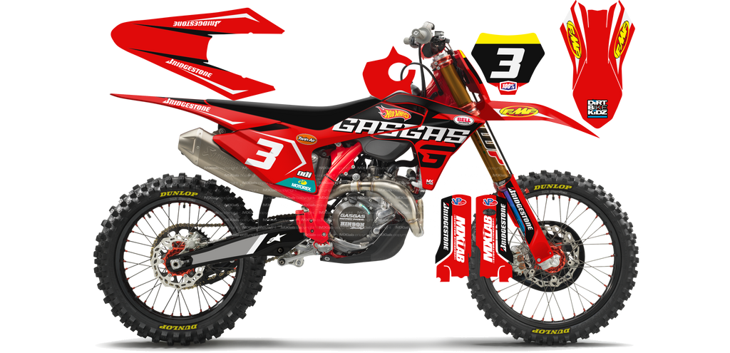Kit déco GasGas LAB3 - Motocross & Enduro personnalisable