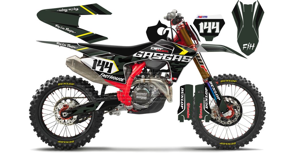 Kit déco GasGas LAB4 CAMO - Motocross & Enduro personnalisable