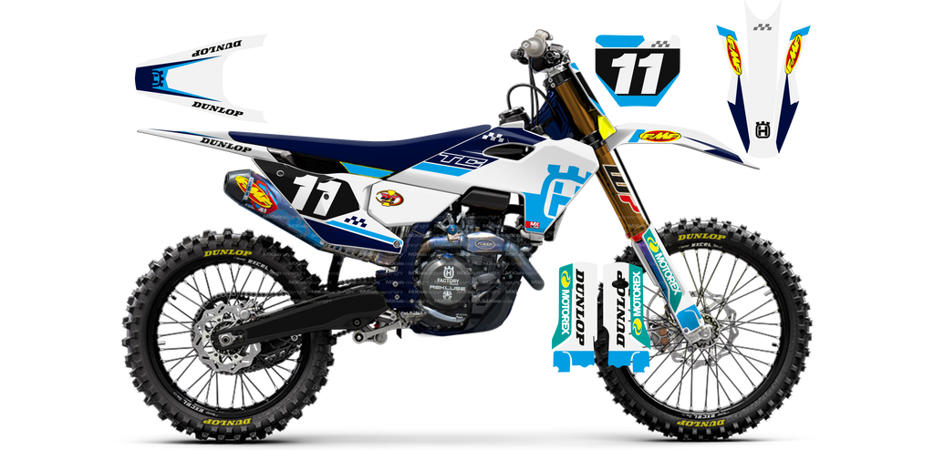 Kit déco Husqvarna LAB1 - Motocross & Enduro personnalisable