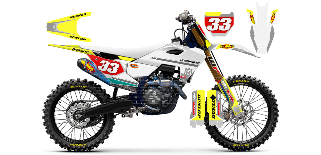 Kit déco Husqvarna LAB3 - Motocross & Enduro personnalisable